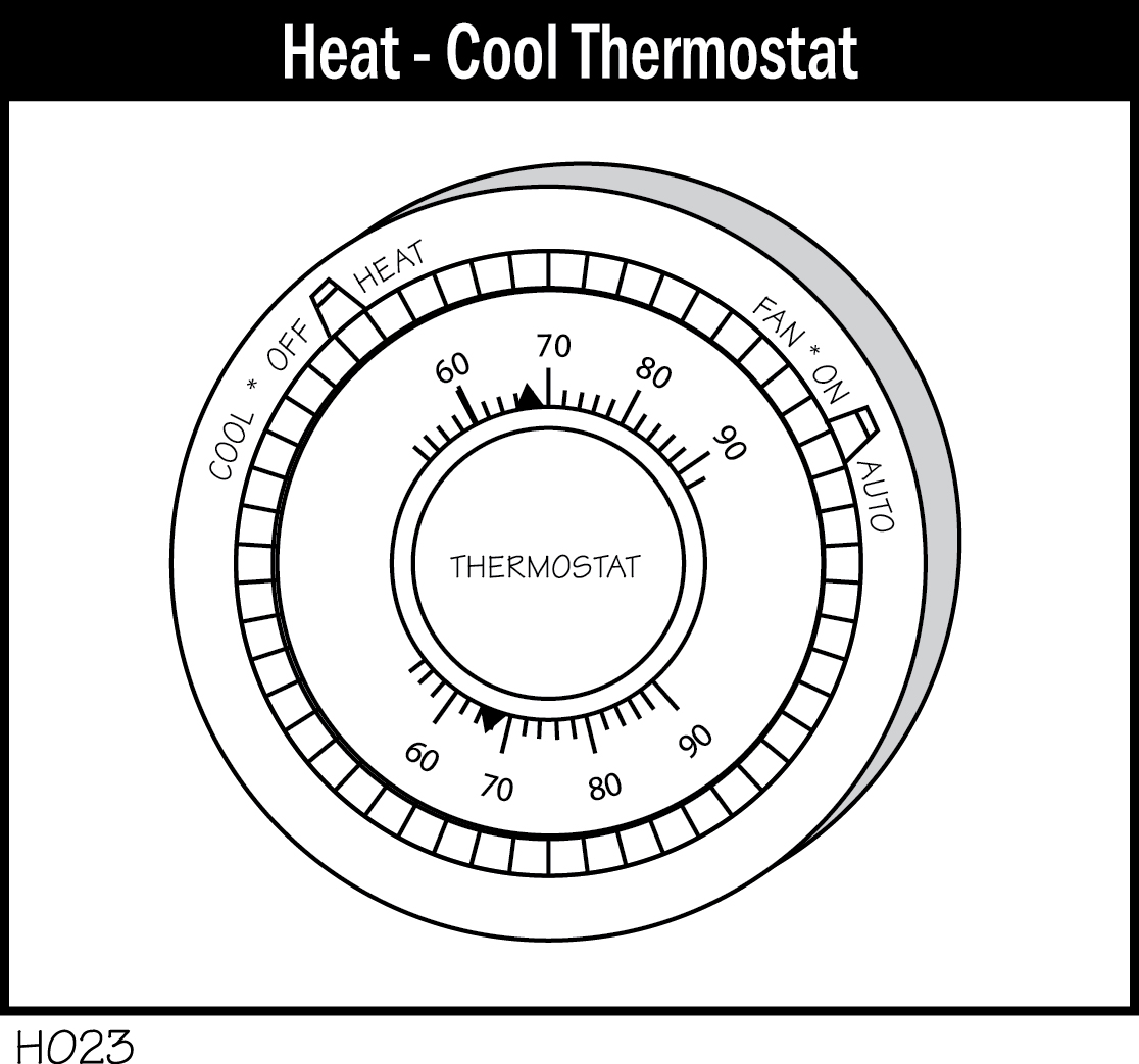 H023 - Heat - Cool Thermostat